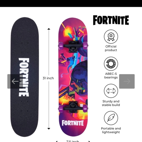 Fortnite Skateboard - Picture 1 of 8